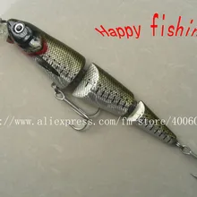 Жесткий приманки рывок строю приманки Хорошо для соли/пресной воды пластиковые приманки MS Slammer Тип 3 Разделы Совместное воблер(MS130s