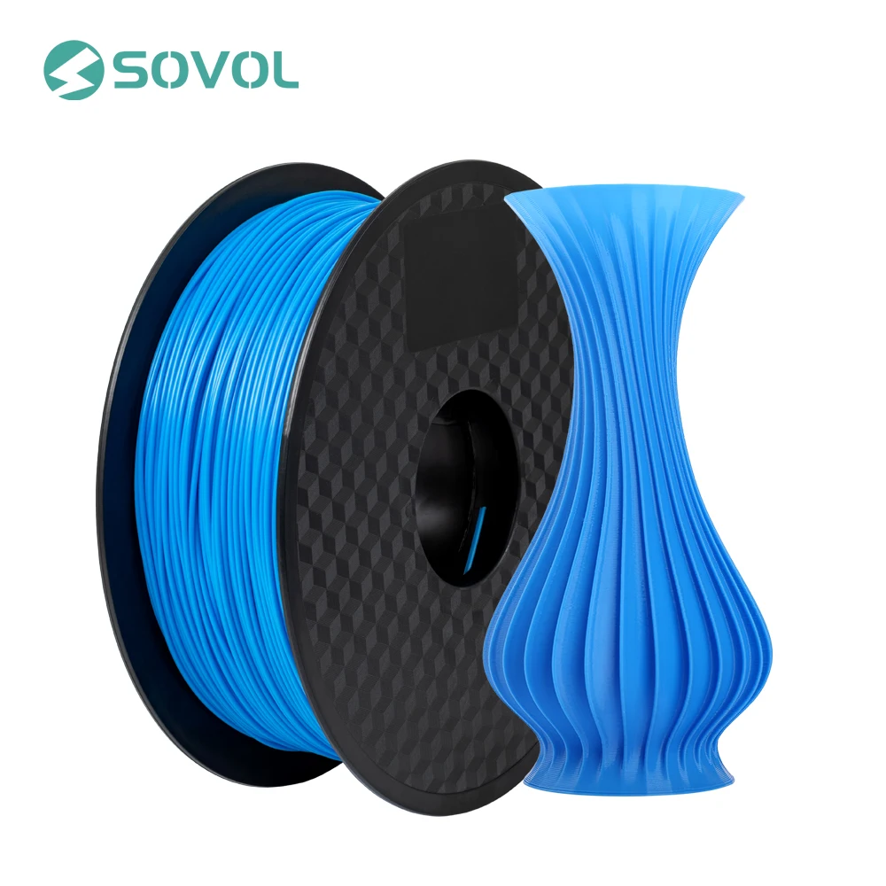 Sovol Филамент 1,75 мм PLA 1 кг/рулон высококачественный пластик цветной 3D материал для печати совместим со всеми 3D принтерами и 3D ручкой