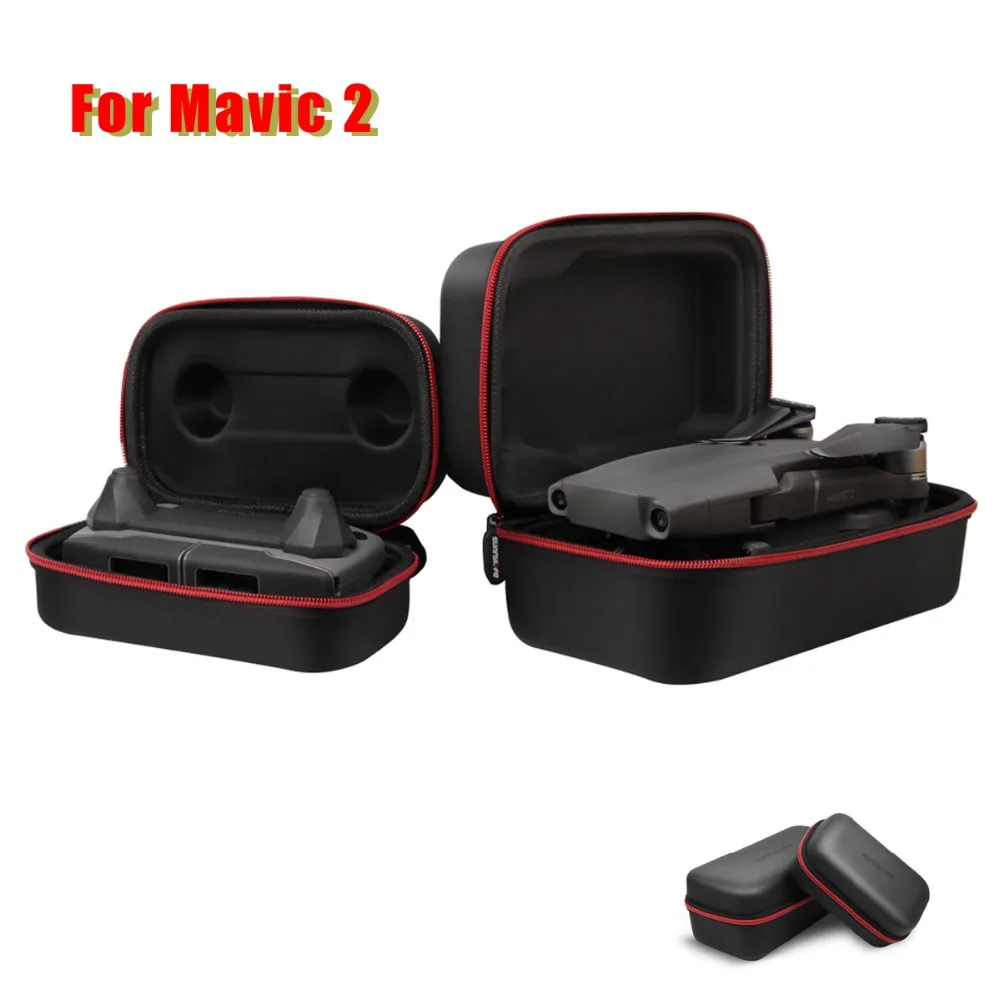 PU Leather Portable Handheld Storage Bag Drone Remote Protective Handbag Carrying Case for DJI Mavic 2 Pro Zoom | Электроника
