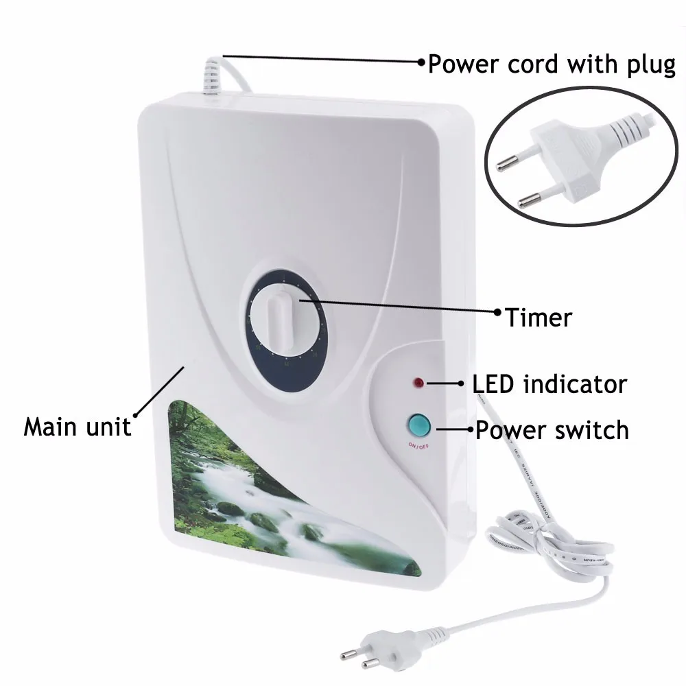 

Air Purification Portable Ozone Generator Multifunctional Sterilizer Air Purifier for Home Vegetable Fruit Purify