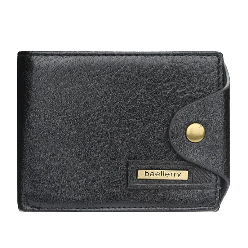 

Men Wallets PU Leather Female Purse Mini Hasp Solid Multi-Cards Holder Fashion Coin Short Wallets Slim Small Wallet Zipper Hasp