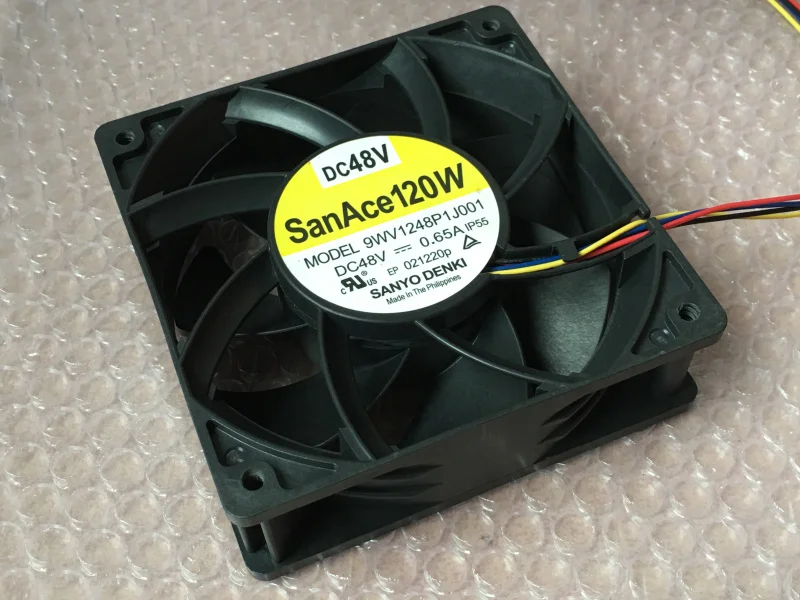 Оригинальный водонепроницаемый охлаждающий вентилятор для Sanyo 9WV1248P1J001 12038 48 В 0 65a
