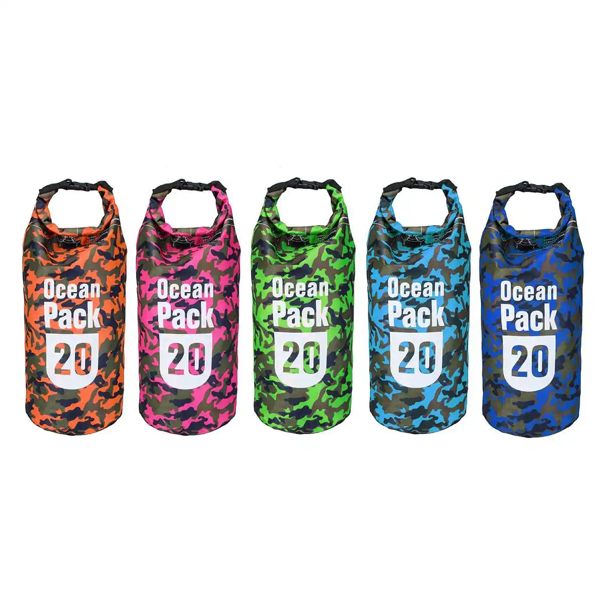 

20L IP65 Waterproof Dry Bag Water Resistant Swimming Storage Bag Pack Sack Rafting Kayaking Camping Floating Sailing Canoeing