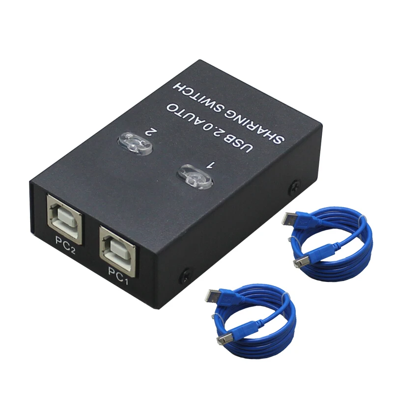 usb printer automatic switcher HUB splitter 2 hosts share one printer Send two print cables Support any USB interfac usb printer automatic switcher HUB splitter 2 hosts share one printer Send two print cables Support any USB interfac