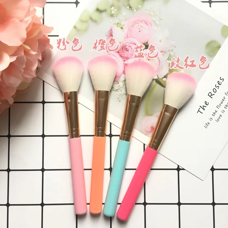 

1 Piece Round Head Makeup Brush Powder Concealer Blush Foundation Face Make up Brush Tools Professional Beauty Brushes