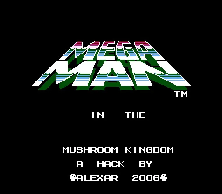 Карта игры MegaMan - In the mushine Kingdom для 72-контактного 8-битного игрового игрока |