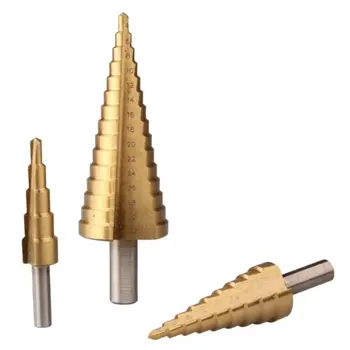 

WSFS Hot Sale Set of 3 Drills Cutters Floors Conical HSS steel