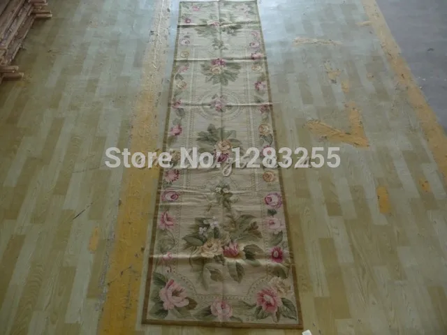 

Needle-point Chinese Oriental Hand-woven Wool Carpet New Price French Needlepoint 100% Wool Floral runner Carpet