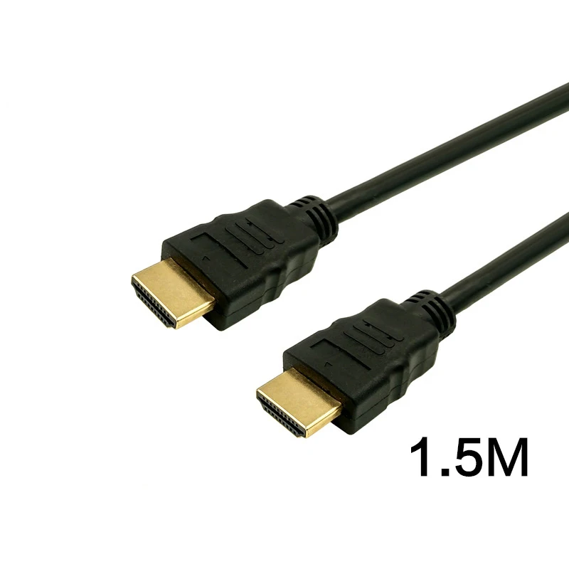 Высокое качество 1,5 м кабель HDMI, HD подключение к ТВ телеприставка Поддержка 3D 1080 P Male-Male Версия 1,4 HDMI кабель для компьютера tv-box