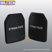 MILITECH Два шт SIC& PE NIJ IV пуленепробиваемые пластины NIJ IV автономные Баллистические панели NIJ уровень 4 композитный бронежилет набор ESAPI
