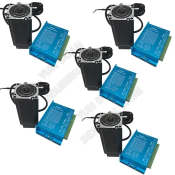 

5PCS Nema23 2Nm 57MM DC DSP 2PH Hybird Closed Loop Stepper Motor Driver Cable Kit Encoder Easy Step Servo for CNC Router