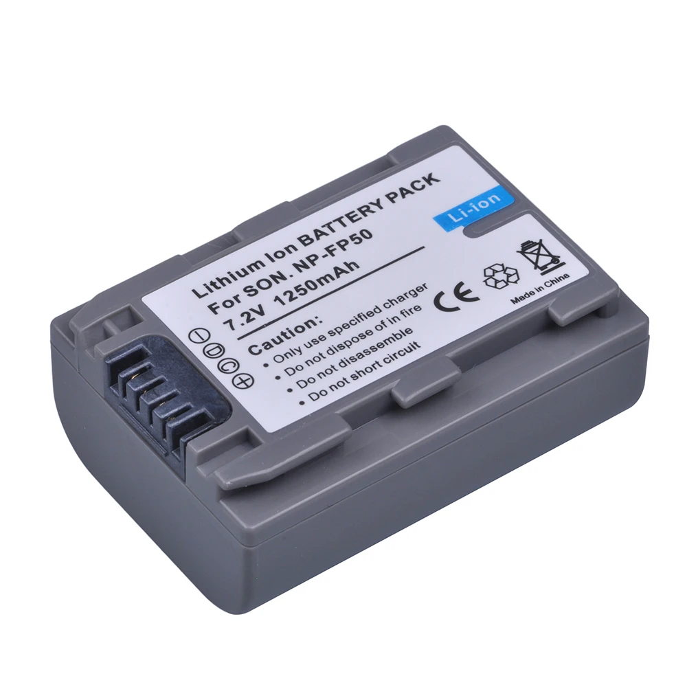 3 шт. 1250 мА/ч NP FP50 FP51 батареи для Sony DCR DVD103 DVD105 HC3 HC16 HC40 SR30 SR40 SR100|Цифровые