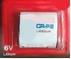 

free shipping CR-P2 lithium battery can replace 223A CRP2 camera battery primary battery