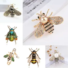 Broche de abeja Animal bonito para mujer, broches de insectos Unisex, broches, joyería Vintage, broches de insectos de moda, Pins, accesorios de ropa