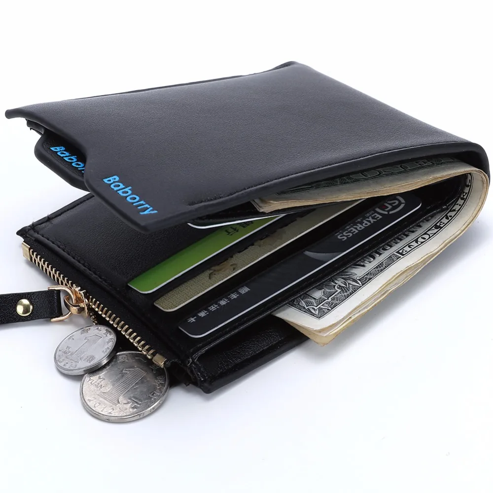 2018 Hot Fashion Wallets for Men with font b Coin b font Pocket Wallet ID Card