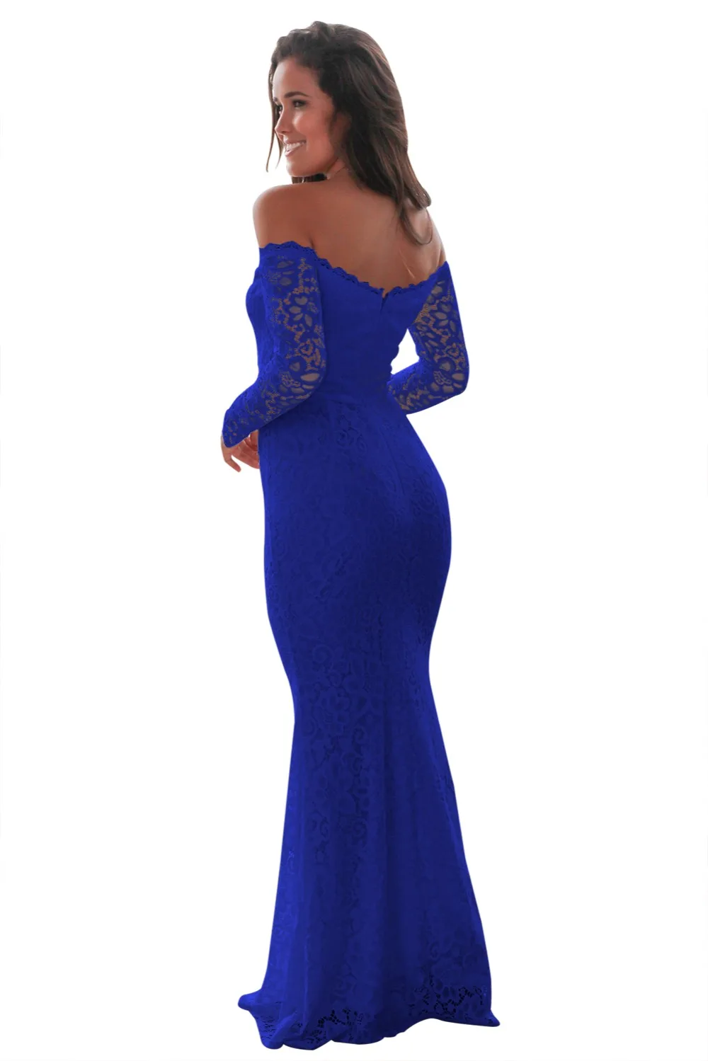 Blue-Crochet-Off-Shoulder-Maxi-Evening-Party-Dress-LC61847-5-2