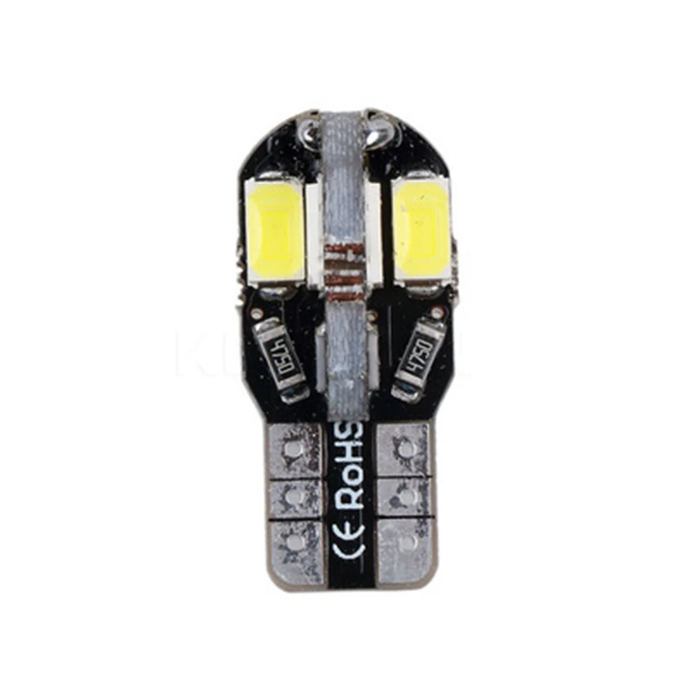 YSY 50 шт. T10 8 SMD 5630 5730 СВЕТОДИОДНЫЙ Автомобильный Фонарь Canbus без ошибок W5W 194 лампа