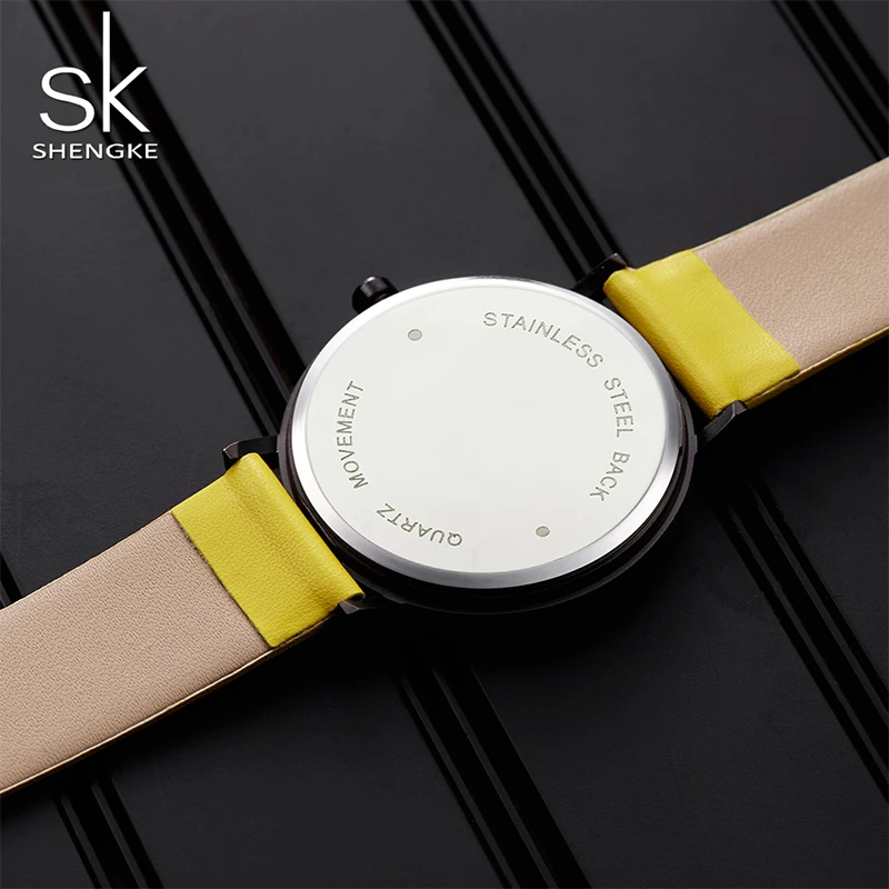 Shengke креативные кварцевые часы для женщин модные кожаные Наручные часы Reloj Mujer SK Женские повседневные часы для женщин# K0090