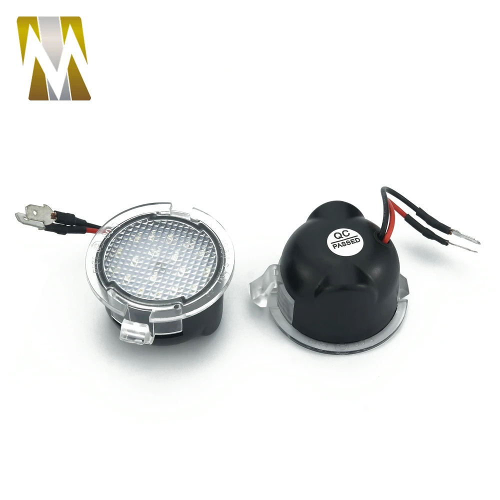 For Ford Edge Mondeo Explorer Taurus F-150 Pick Up F150 Heritago S-max LED Under Side Mirror Light Rearview Mirror Puddle Lamp (6)