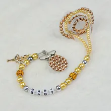 Персонализированные-Любое имя Bling золотой роскошный горный хрусталь Соска/Соски/Манекен/cocka/chupeta и соска пустышка клипы держатель