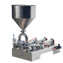 Машина для наполнения пасты с двойным соплом/машина для наполнения соуса на продажу