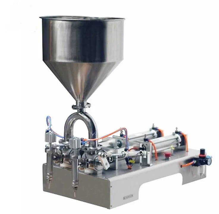 Buy Double nozzle paste filling machine/sauce filler