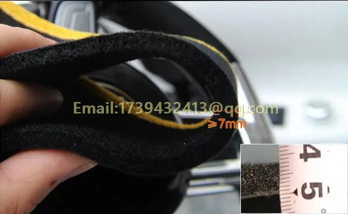 Dashmats автомобиль-Средства для укладки волос приборной панели крышки для peugeot 206 2001 2003 2005 2007 2008 2009 2010 2011