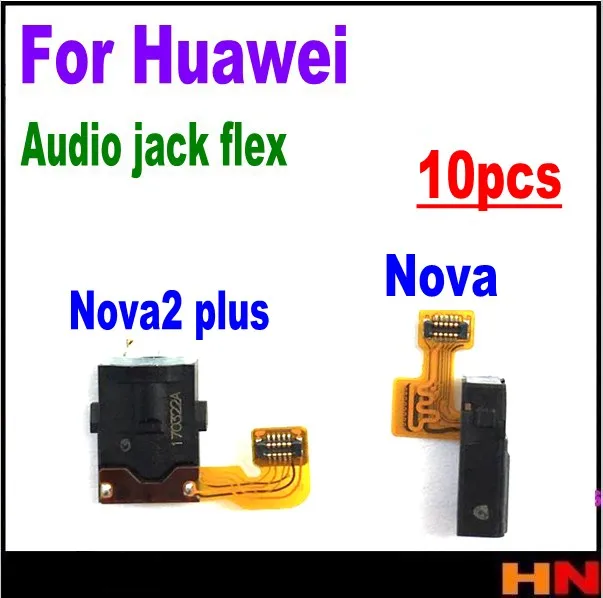 10pcs wholesale For Huawei Nova 2 plus lite Headphone Jack Audio Earphone Flex Cable Cellphone Parts Replacement | Мобильные