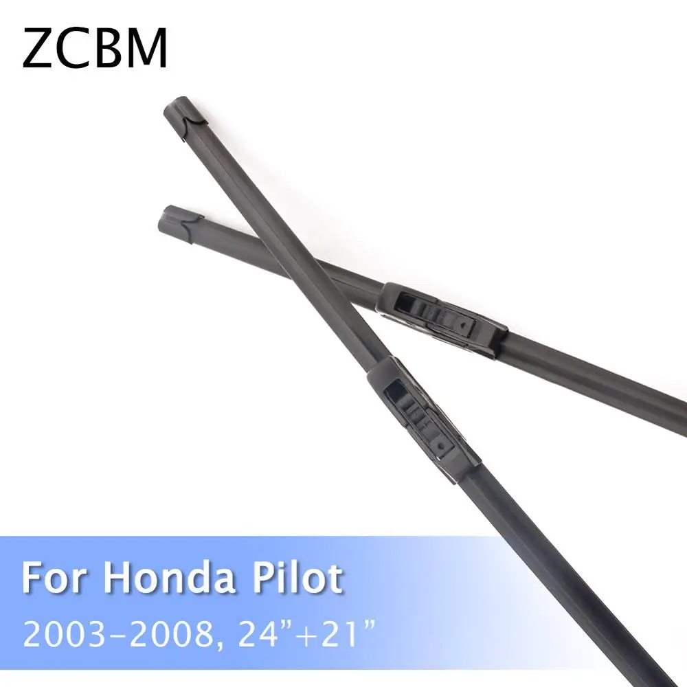 ZCBM автомобильные дворники лобового стекла для Honda Pilot 2003 2004 2005 2006 2007 2008 крюк типа