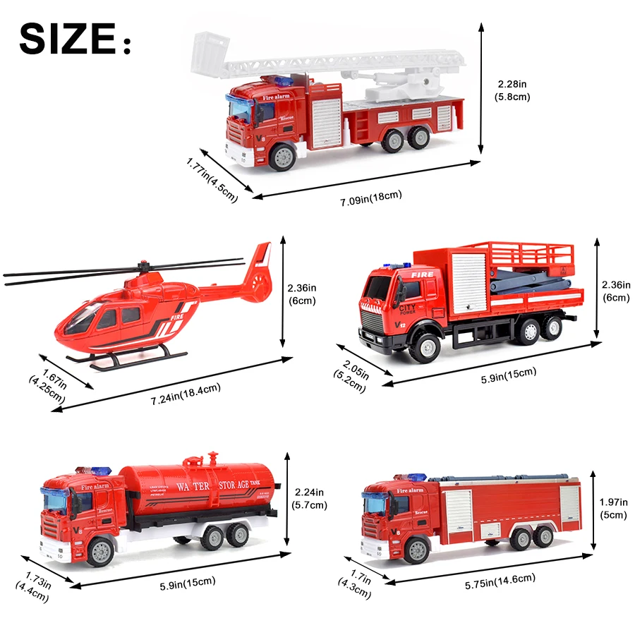 5 видов, сплав, пожарная машина, игрушки для детей, литая под давлением, инерционная, оттягивающая машина, самолет, автомобиль, Игрушечная модель, развивающие подарки для детей