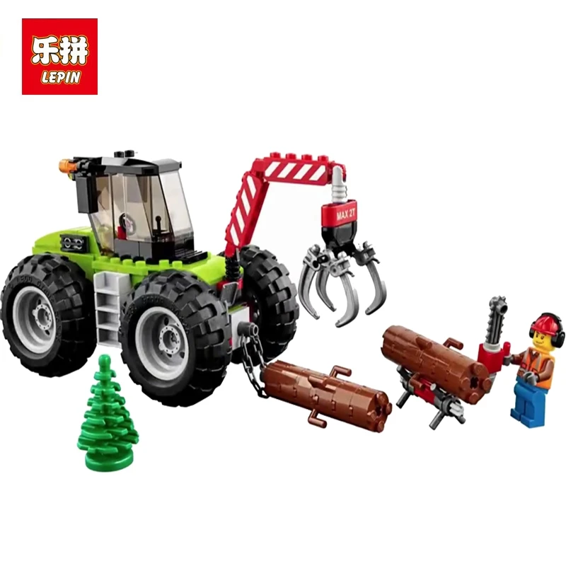 

02092 194pcs City Series of Forestry Engineering Vehic Lepin Building Block Compatible With 60181 Bricks Toy For Children