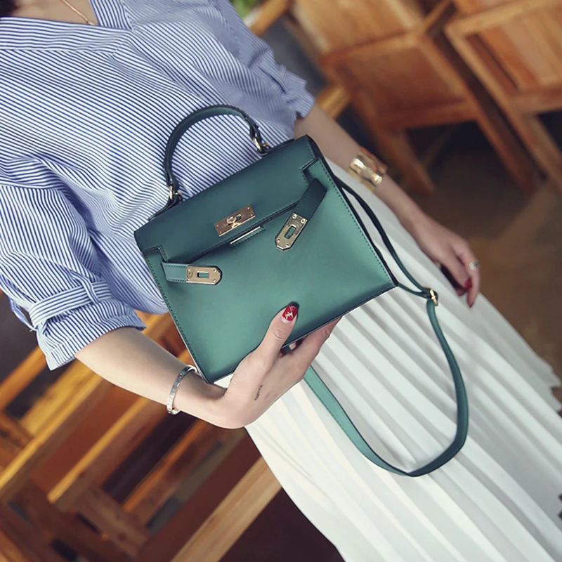 

2019 Luxury Brand Leather Women Bag Vintage Metal Decor Handbags Ladies Shoulder Crossbody Messenger Bag Female Purse Tote Pink