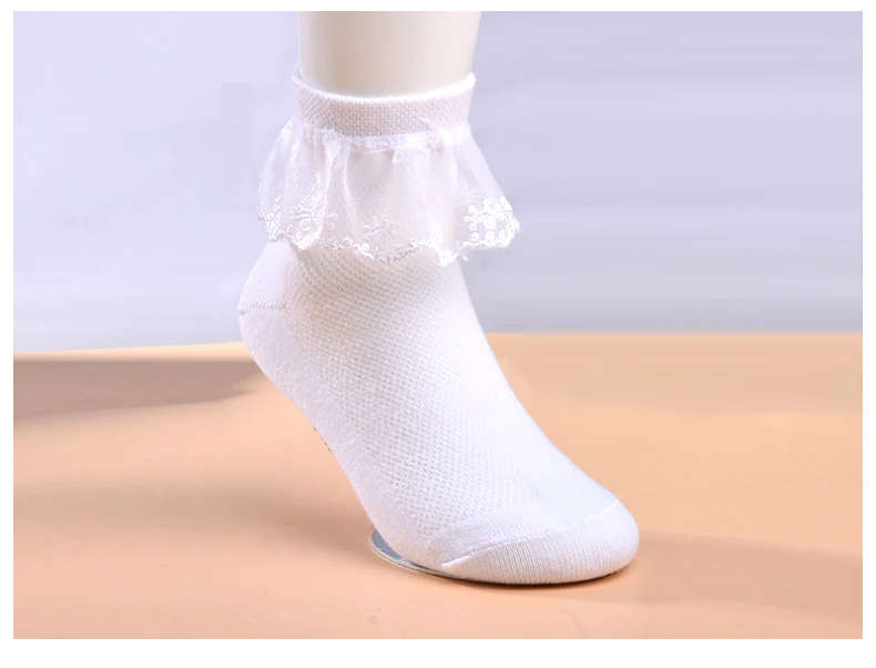 

Latin dance children regulations socks girls lace cotton socks girls sweat LD01