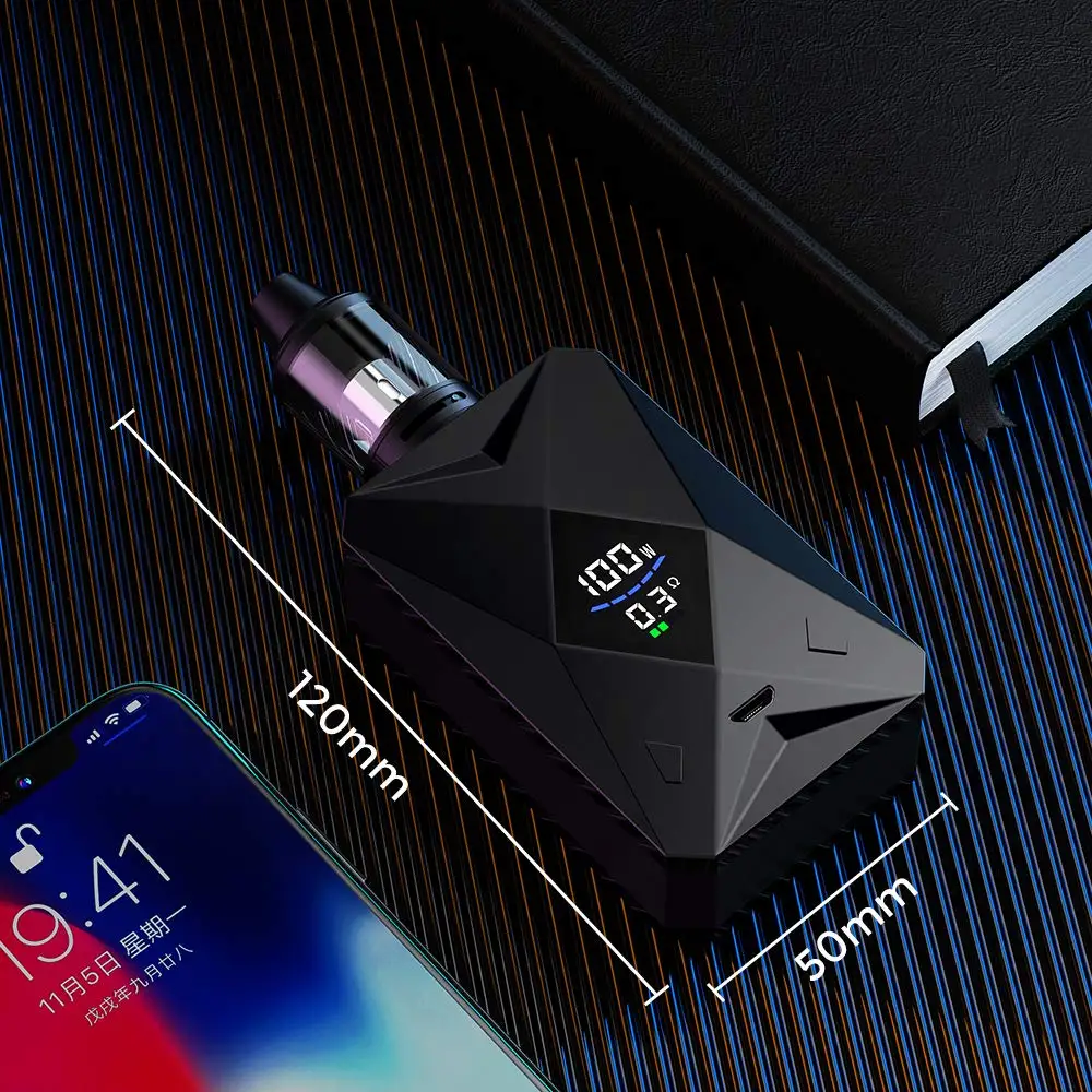 Benecig Гоблин 100 Вт Vape электронная сигарета вейпер 2000 мА/ч Батарея с большой паровой