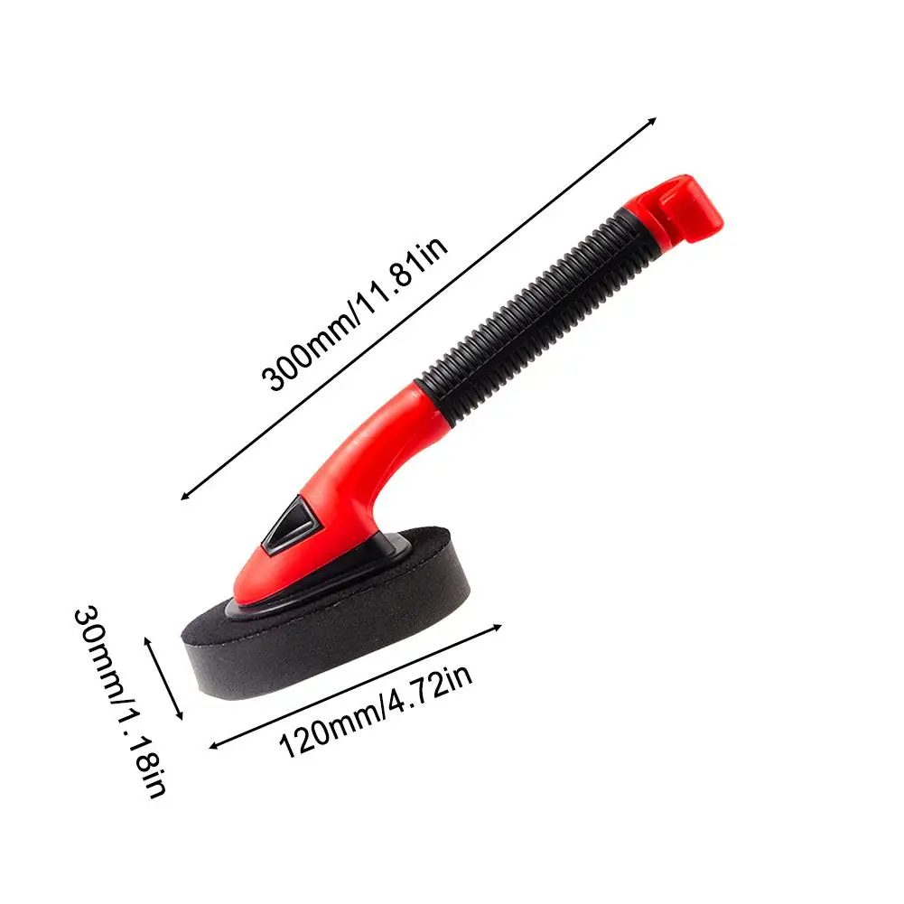 Вощеный спонж-аппликатор щетка для чистки автомобильных шин аппликатор кисть с ручкой для салона автомобиля Чистящая Щетка для мойки