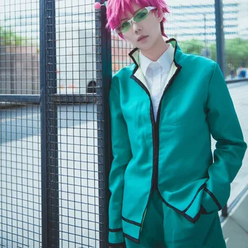 

FOR Saiki Kusuo no Psi Nan Cosplay Costumes The Disastrous Life of Saiki K. Men Full Set clothes Uniform
