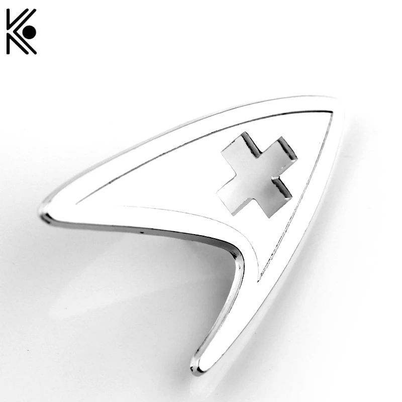 

High quality A letter logo Star Trek brooches silver plated fashion jewelry nice gift for friend lapel badge pin men jewelry