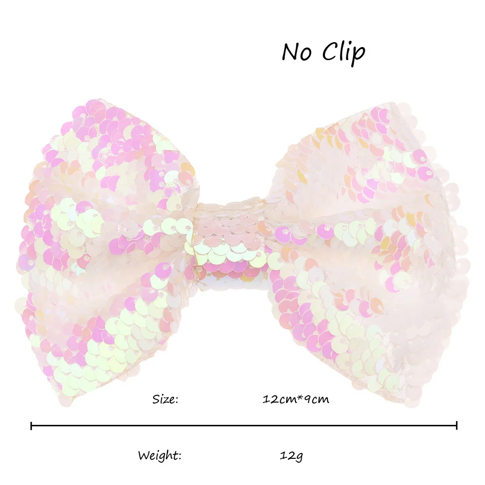 3 шт. блестки вышивка бантом 9 см* 12 см блестящие банты аксессуары для волос, бантики без заколки, бантики для волос