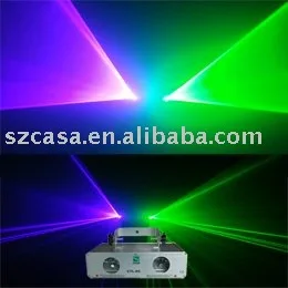 

100mW Blue Violet +40mW green Laser Light
