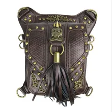 Мужская сумка из PU искусственной кожи, поясная сумка, пояс бедра ягодицы, военные дорожные мотоциклетные многофункциональные сумки через плечо