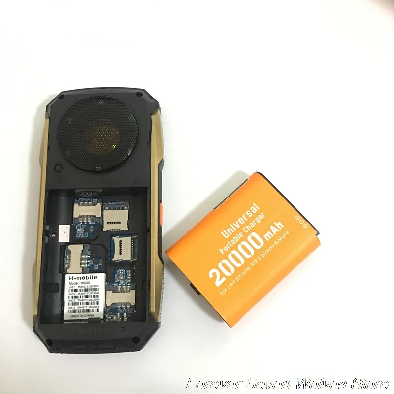 H mobile H8000 кнопочные сотовые телефоны с FM Java Bluetooth 20000 мАч двойная камера Супер