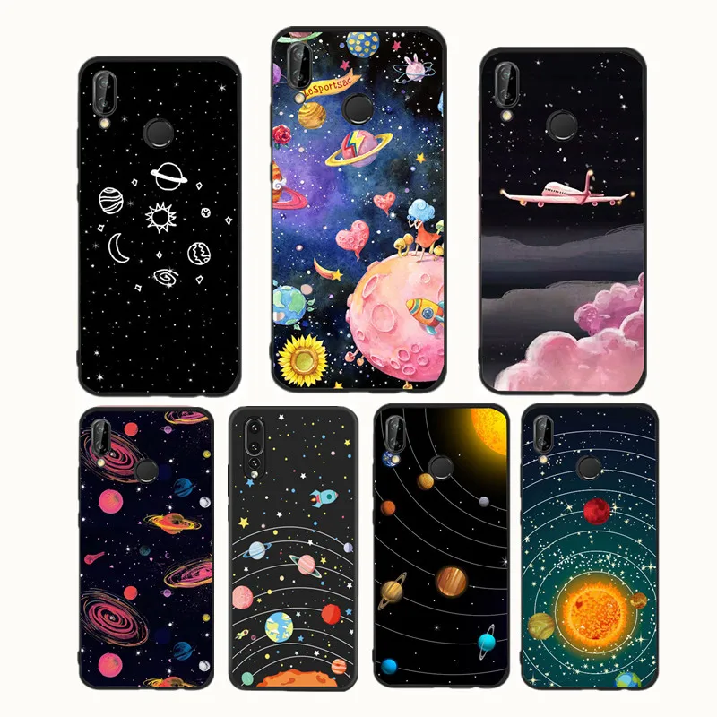 Лидер продаж чехол для huawei P20 Lite насладиться 5 P9 мини Коврики 10 мода люкс луна