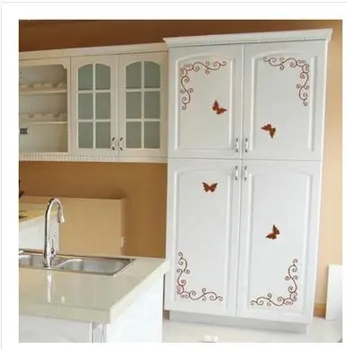 Continental Corner Flower Furniture Wardrobe Cupboard Door Continental Corner Flower Furniture Wardrobe Cupboard Door Stickers Fridge Magnet Sticker Window Gl Decoration