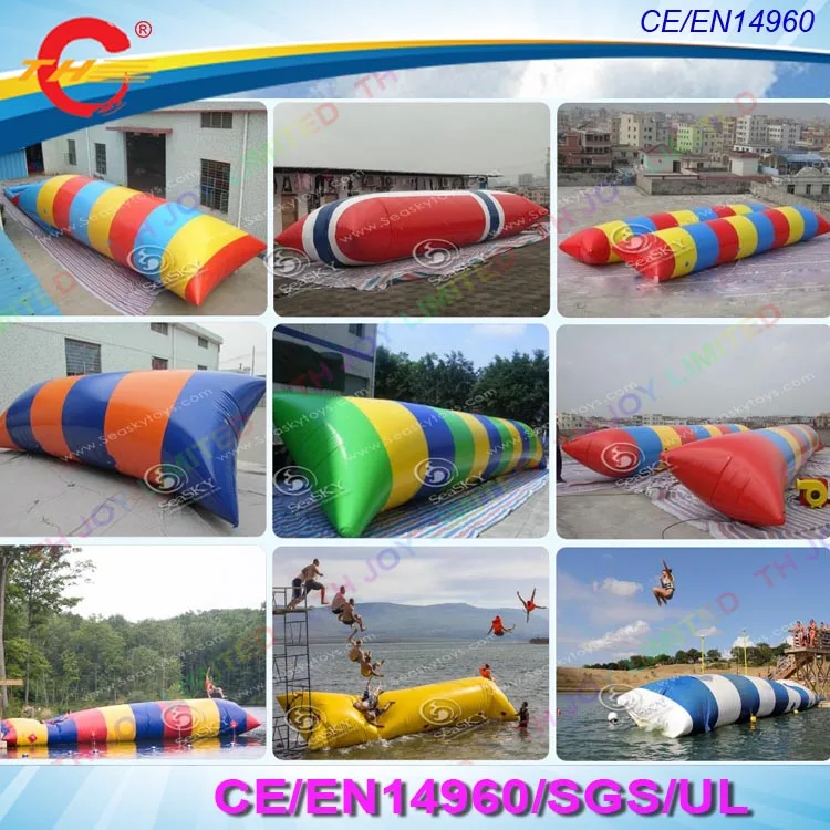 Inflatable Water Blob Jumping Water Air Bag Water Catapult Blob