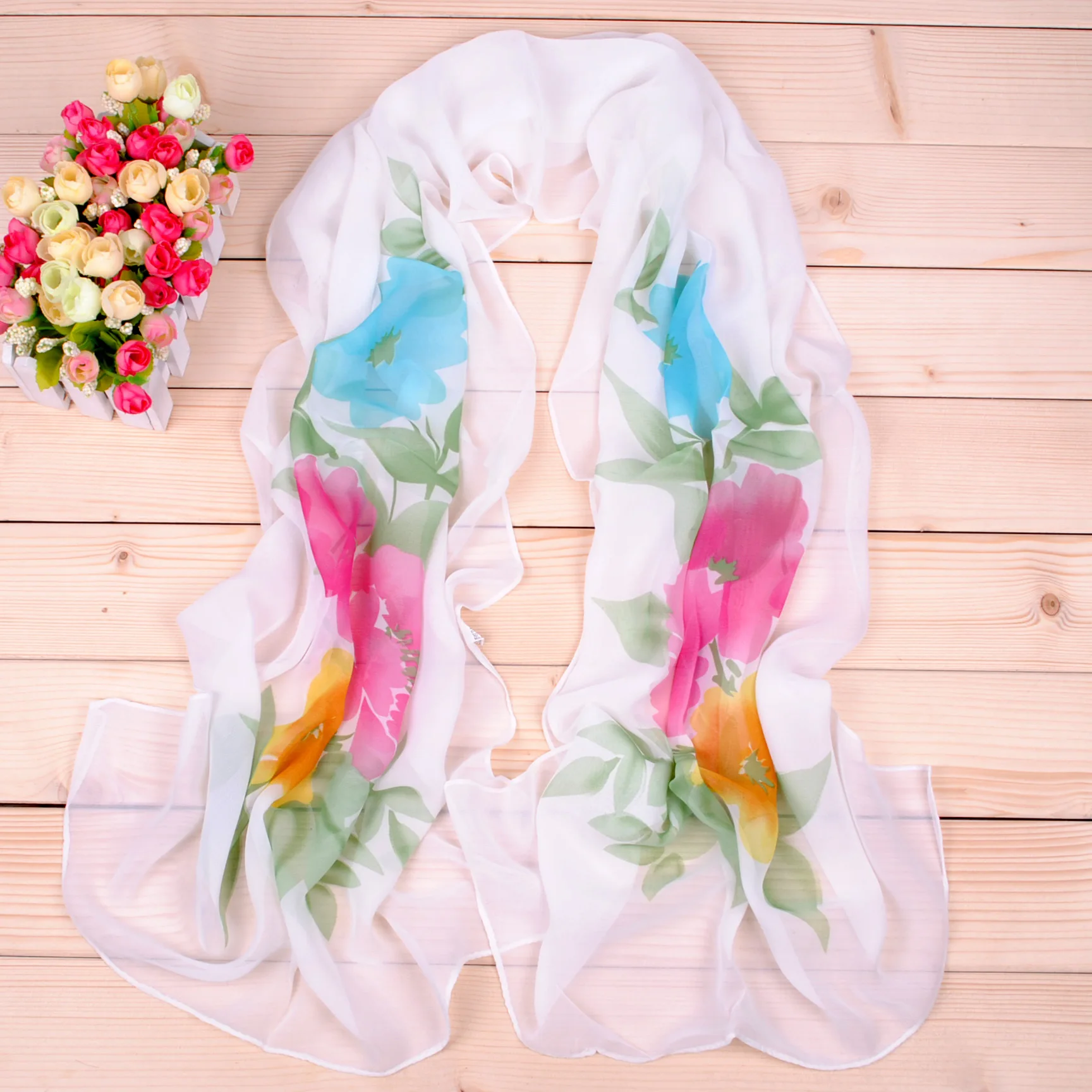 2019 новый бренд женский шарф модный полый вышивка шелковые шарфы женские шали и обертывания Весна Лето Солнцезащитный пляжный палантины