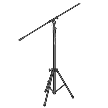 

Neewer Heavy Duty Microphone Stand - 40.2-64.2 inches Adjustable Height with Extendable Telescoping Boom Arm/Stable Tripod Base