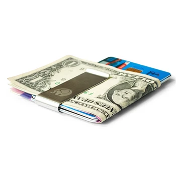 

Money Clip Wallet Men Slip Metal Wallets Men Slim Clutch Men Mini Convenient Wallet Steel Clip