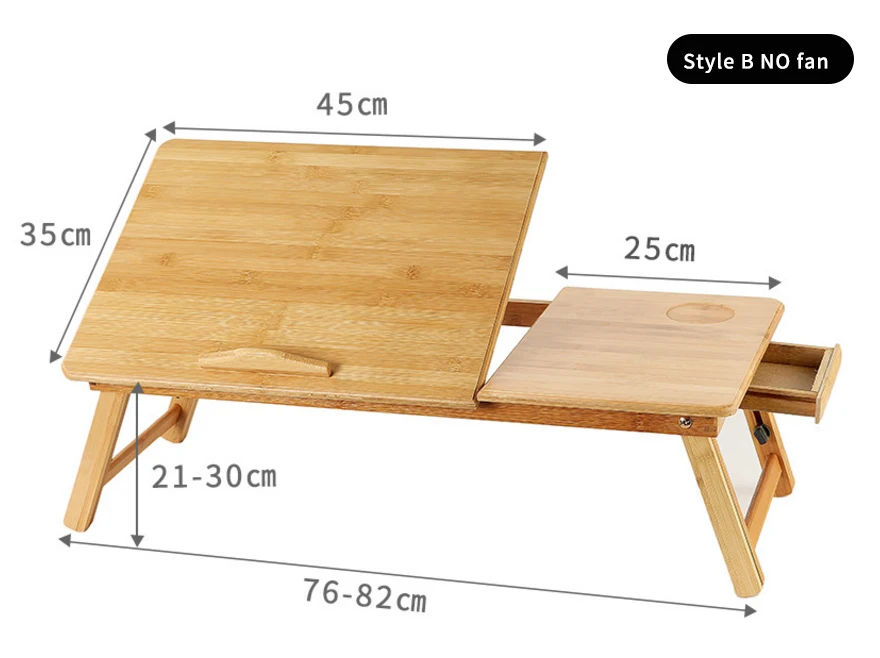 SUFEILE простой деревянный стол для ноутбука бамбуковый складной столик портативный открытый офисный стол кровать компьютерный стол простой обучающий стол D50