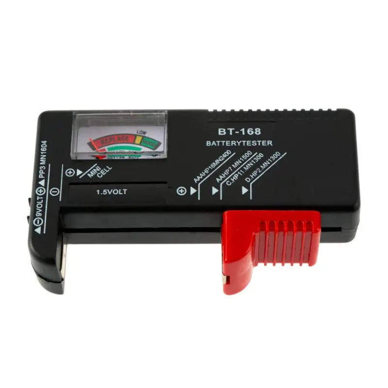 

High Quality Battery Tester Digital Battery Capacity Tester Check Power Level for 1.5V and 9V Batteries Drop Shipping