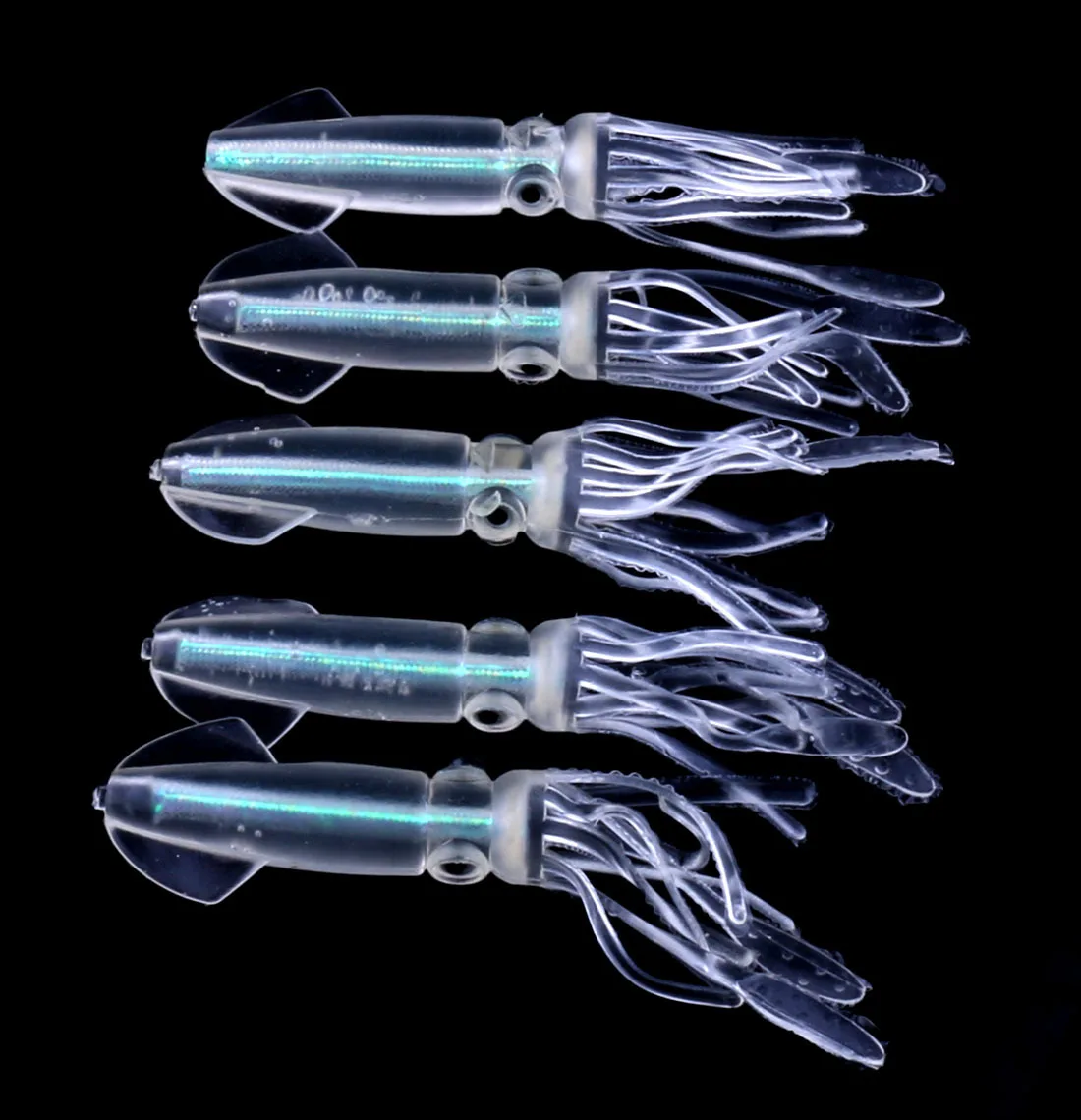 

Luminous Soft Bait Big Squid Baits Artificial Soft Fishing Lures 5pcs/lot Fishing Tackle For Night Fishing